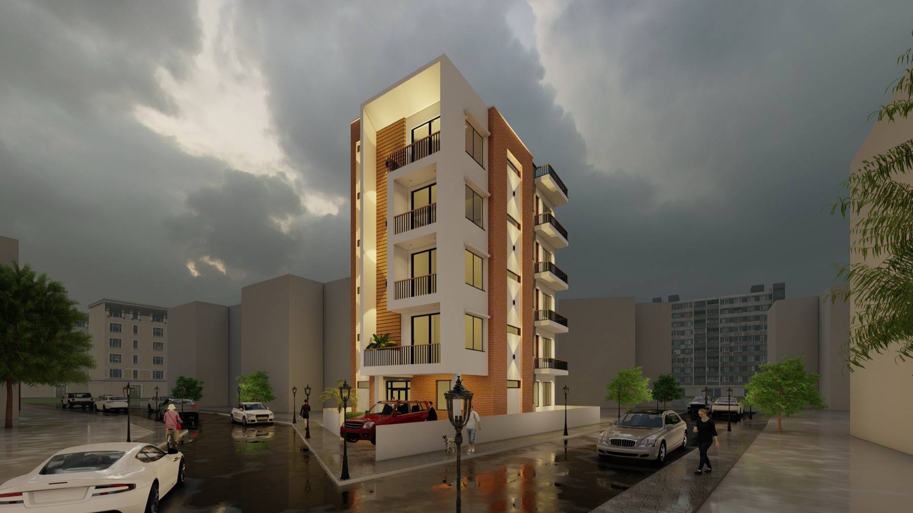 Multi-storey residence, Bharatpur, mixed use in Bharatpur, Chitwan