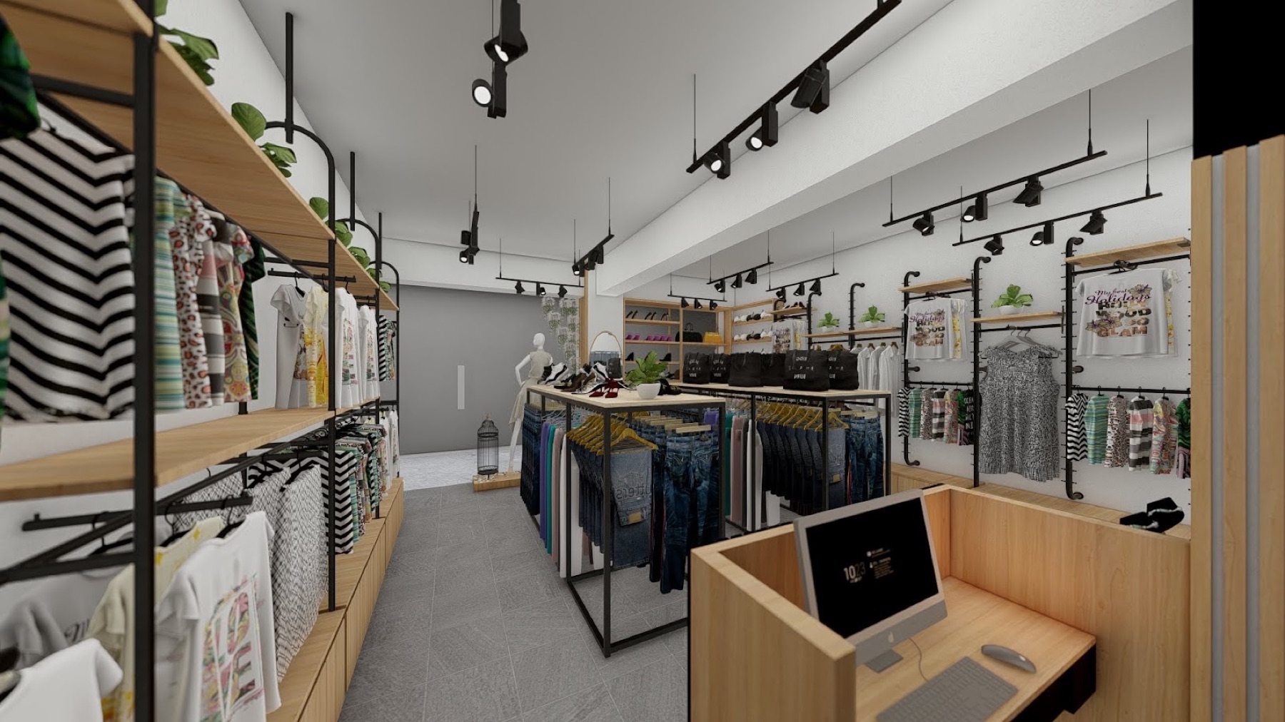 Usee clothing store, commercial in BG Mall, Gongabu, Kathmandu